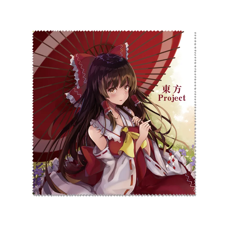 

Project Glasses Cloth Anime Hakurei Reimu Hakurei Reimu Glasses Wipes Lens Cloth Defogger Print Eyeglasses Wipe Accessories Gift