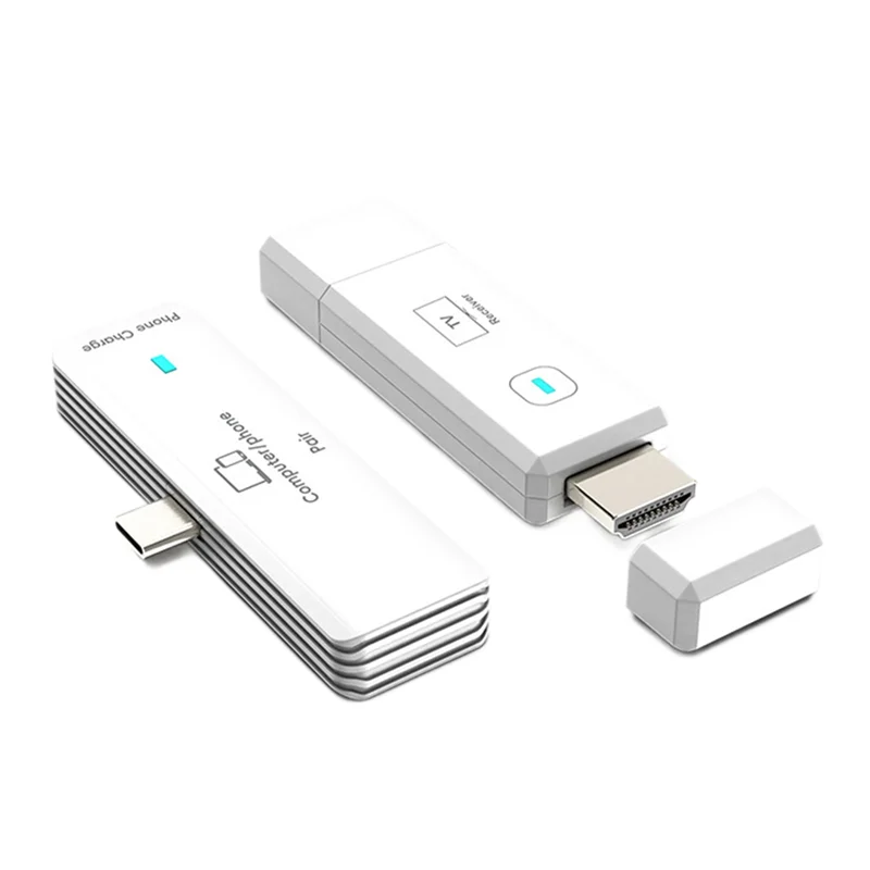 ABSQ-Type-C Mini Portable 5G Wireless -Compatible Transmitter 1080P HD Video Remote Screen Projector