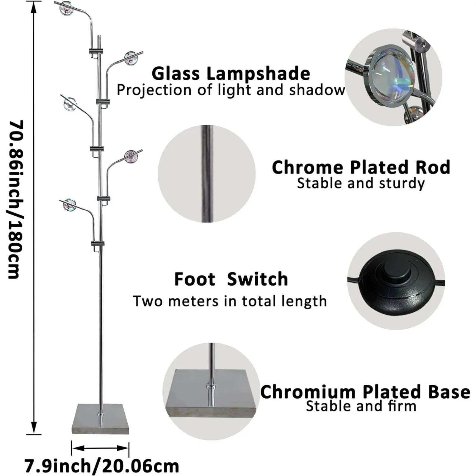 Imagem -05 - Led us Sunconjunto Lamp Projetor Halo Lâmpada de Assoalho Ambiente de Canto Iluminação Decorativa Interior