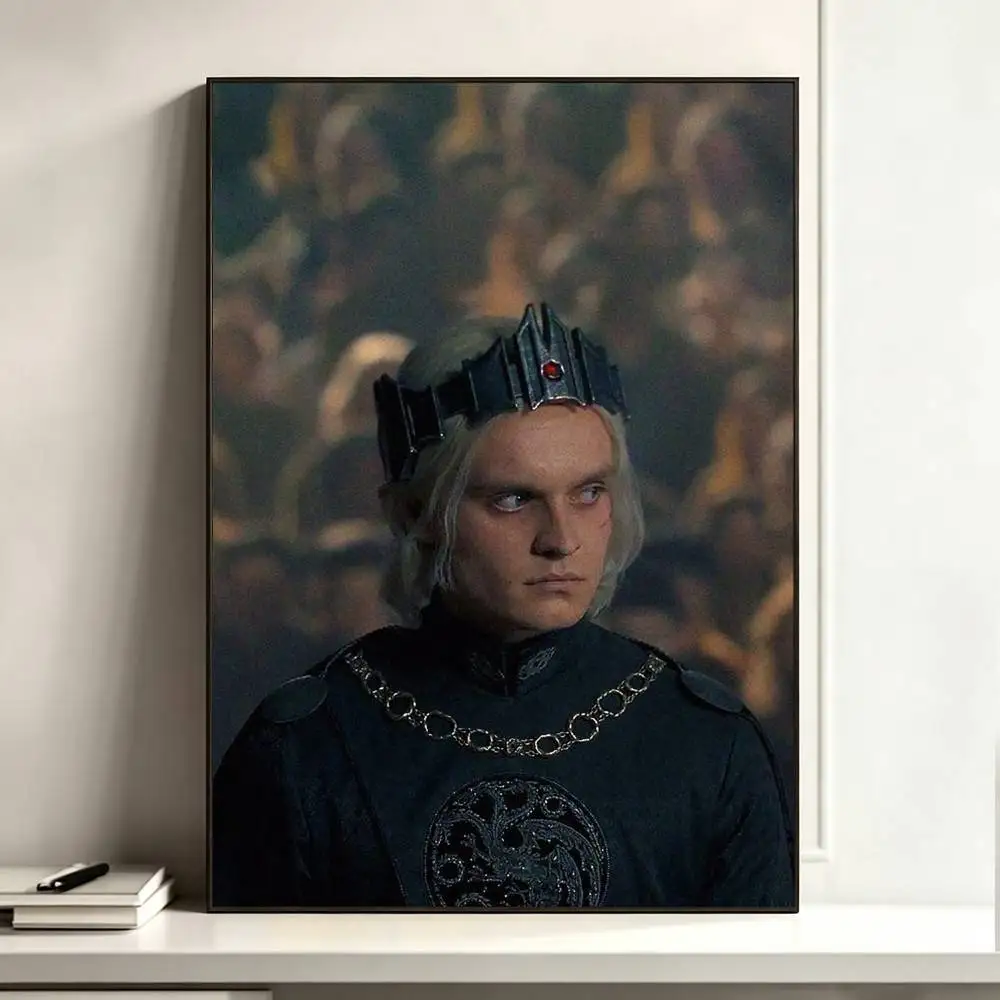 A-Aegon ll T-Targaryen Poster Dorm Living Room Aesthetic Wall Decoration Painting Stickers