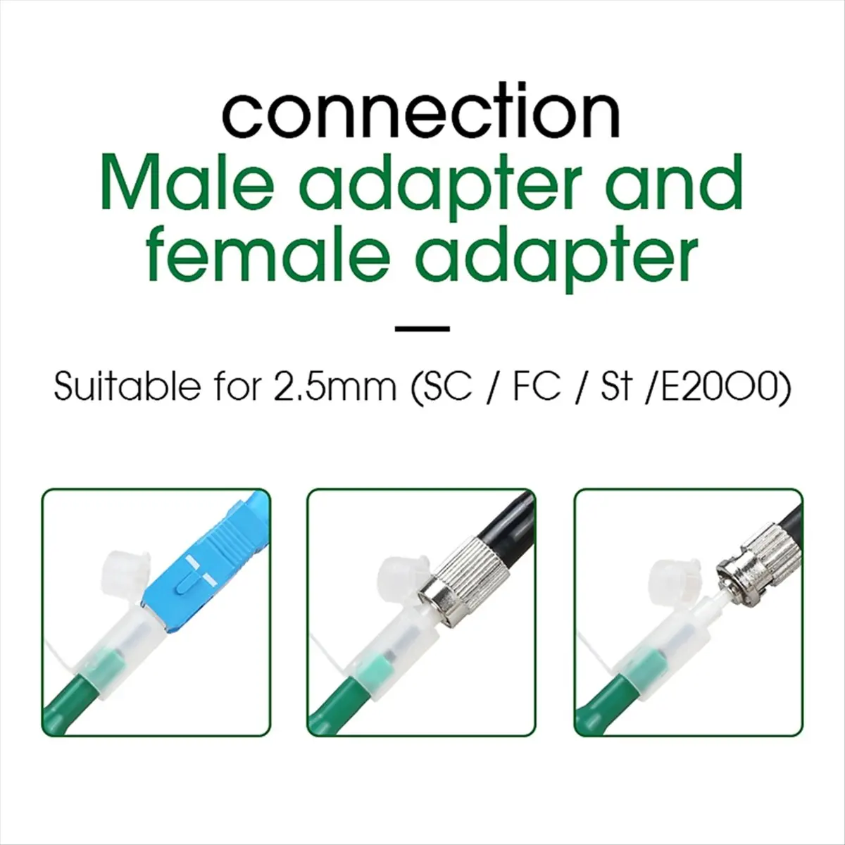 2.5mm Fiber Optic Cleaning Pen SC/FC/ One-Click Cleaning Fiber Cleaner Tools Optical Fiber Connector Cleaner