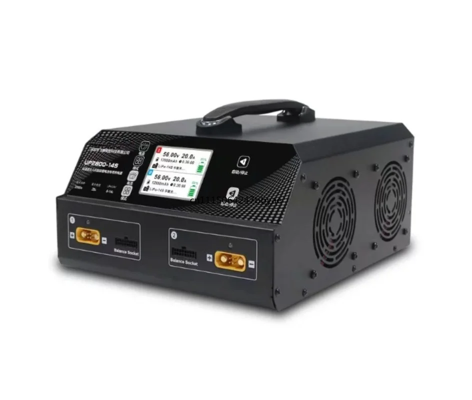 For Smart Charger UP2800 2800W Dual Port 6-14S LiPo Battery Balance Fast Charger For Agriculture