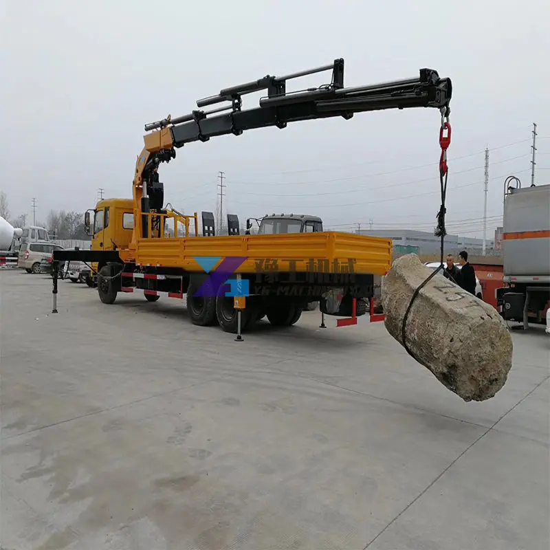 Factory Price Hydraulic 10T Knuckle Boom Truck Mounted Crane for Sales