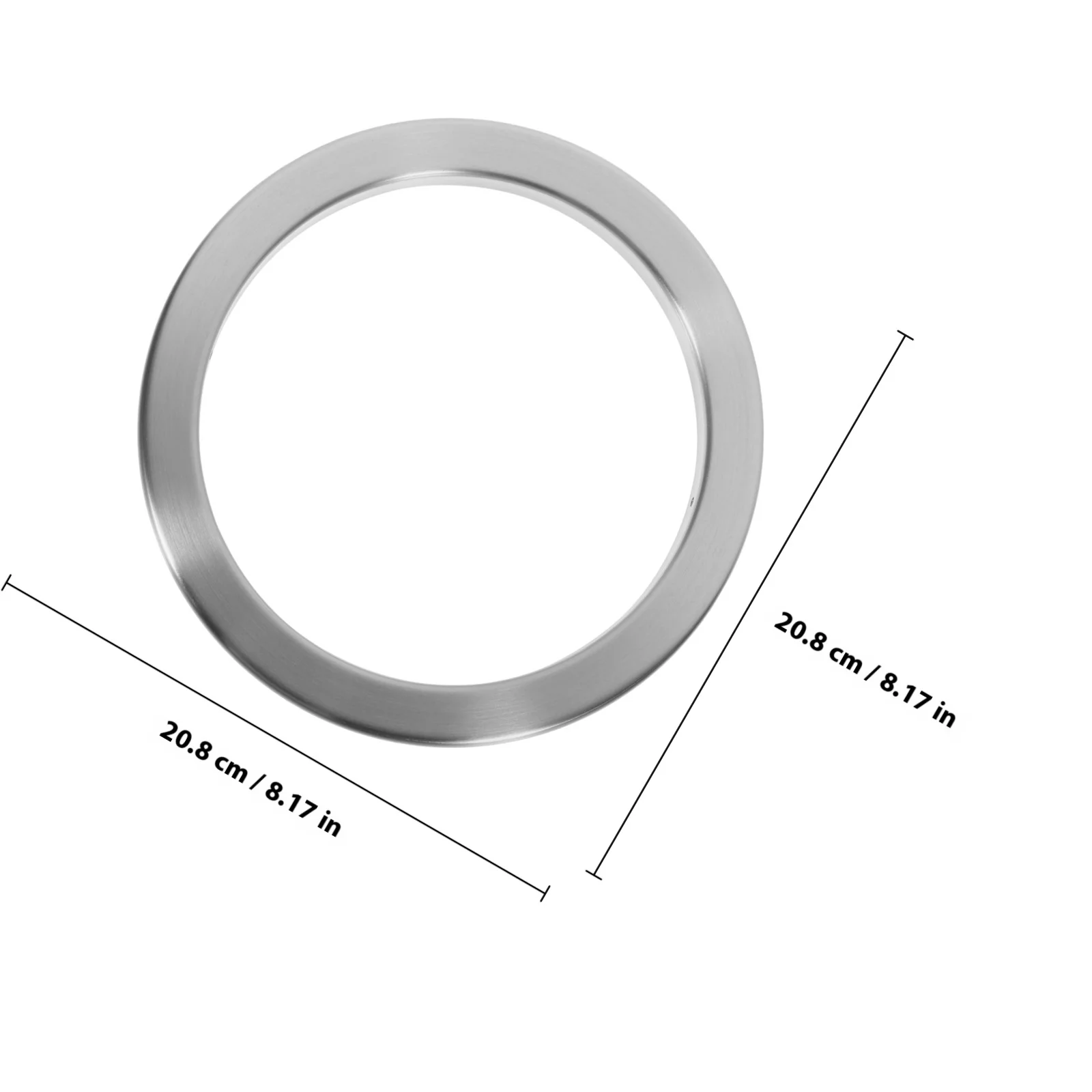 Stainless Steel Countertop Trash Chute Grommet Round Kitchen Counter Built-In Waste Chute Smooth Rustproof Easy Install