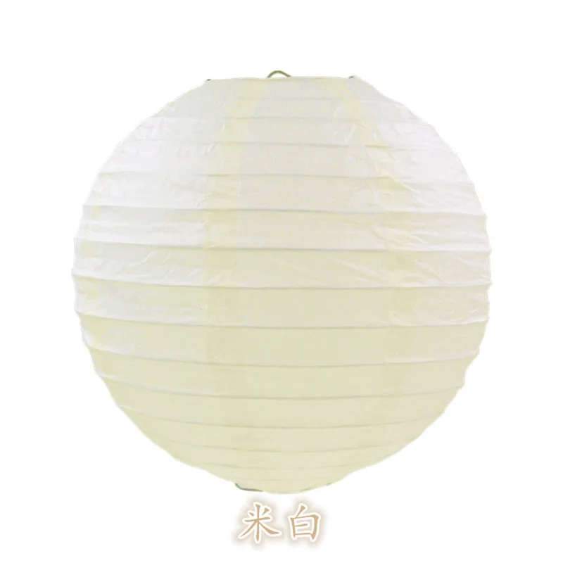 5 stücke Chinesische Papier Ball Lampion Hängen Weiß Hochzeit Dekoration Papier Laternen Lampenschirm Party Decor Liefert Baby Dusche Favor – Detail 24
