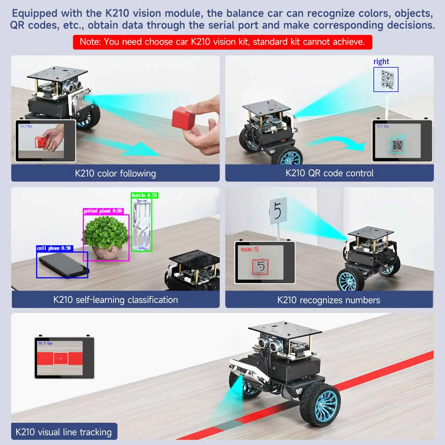 Yahboom STM32 Self-Balance Robot Car Adopt STM32F103RCT6 Chip With 6-axis Attitude Sensor Educational Smart Toy Support 4KG Load