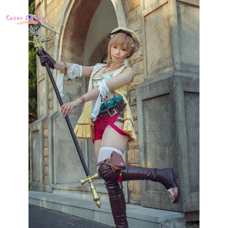 Juego Anime Atelier Ryza Ryza Cosplay disfraz uniforme Halloween carnaval fiesta Navidad juego ropa de rol