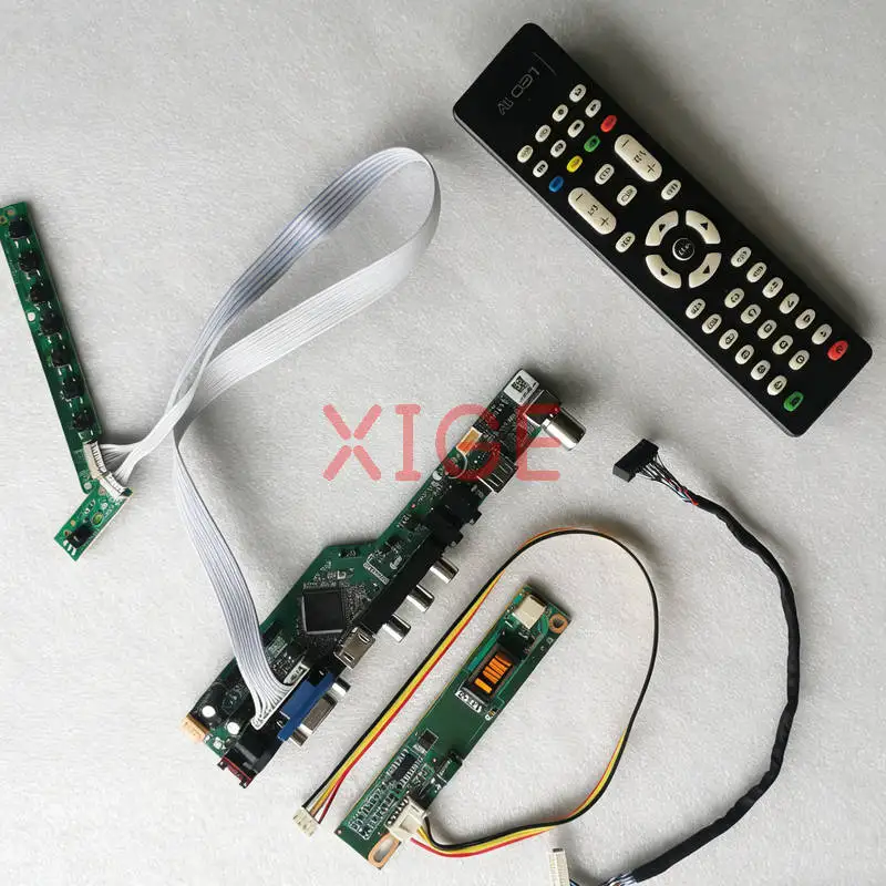 

Monitor Drive Board Fit CLAA154WB03 CLAA154WB04 CLAA154WB08 CLAA154WB05 1-CCFL 1280x800 LVDS 30-Pin 1280*800 HDMI+VGA+AV+USB Kit