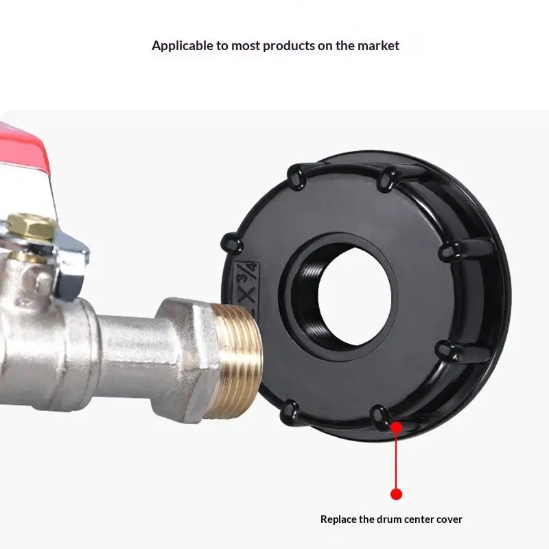 Plastic Extension Tube IBC Adapter For Mounting IBC Rainwater Tank Canister Outlet S60x6 IT To AG Ton Barrel Pipe Joint