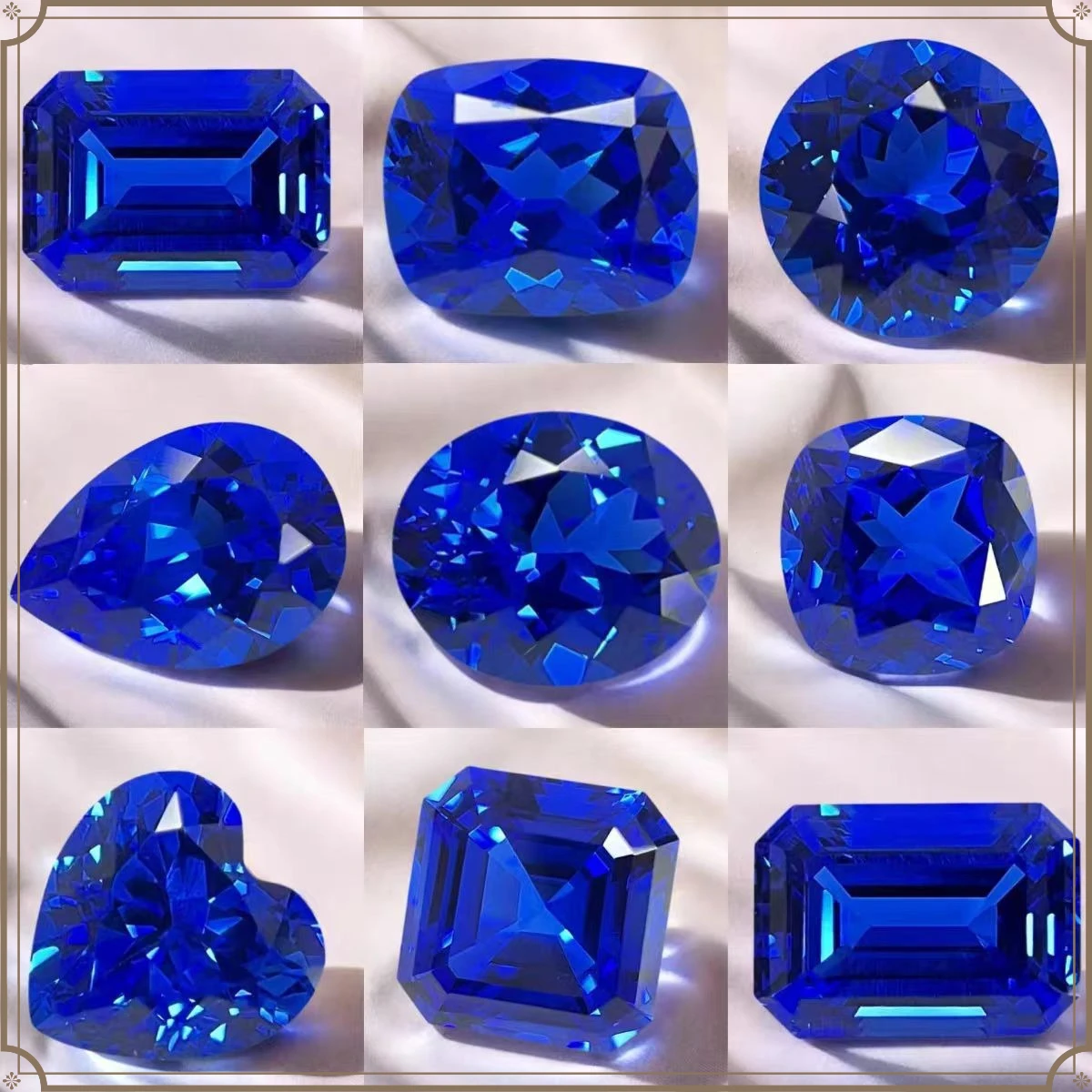 

Heart Cut Lab Grown Cobalt Spinel Loose Gemstone Top Grade Faceted Stone with Stunning Blue Color Perfect for Jewelry Crafting