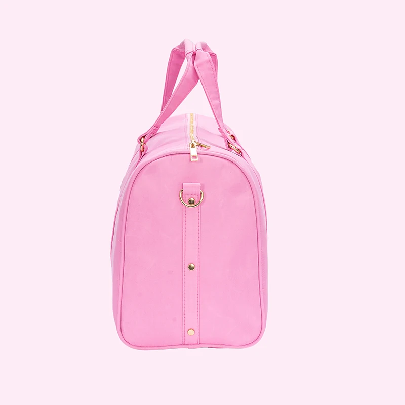 Classic Nylon Waterproof Outdoor Pink Bule Customize Travel Luggage Bags Duffle Bag Sports Gym Bag Weekend Fitness Training Bag