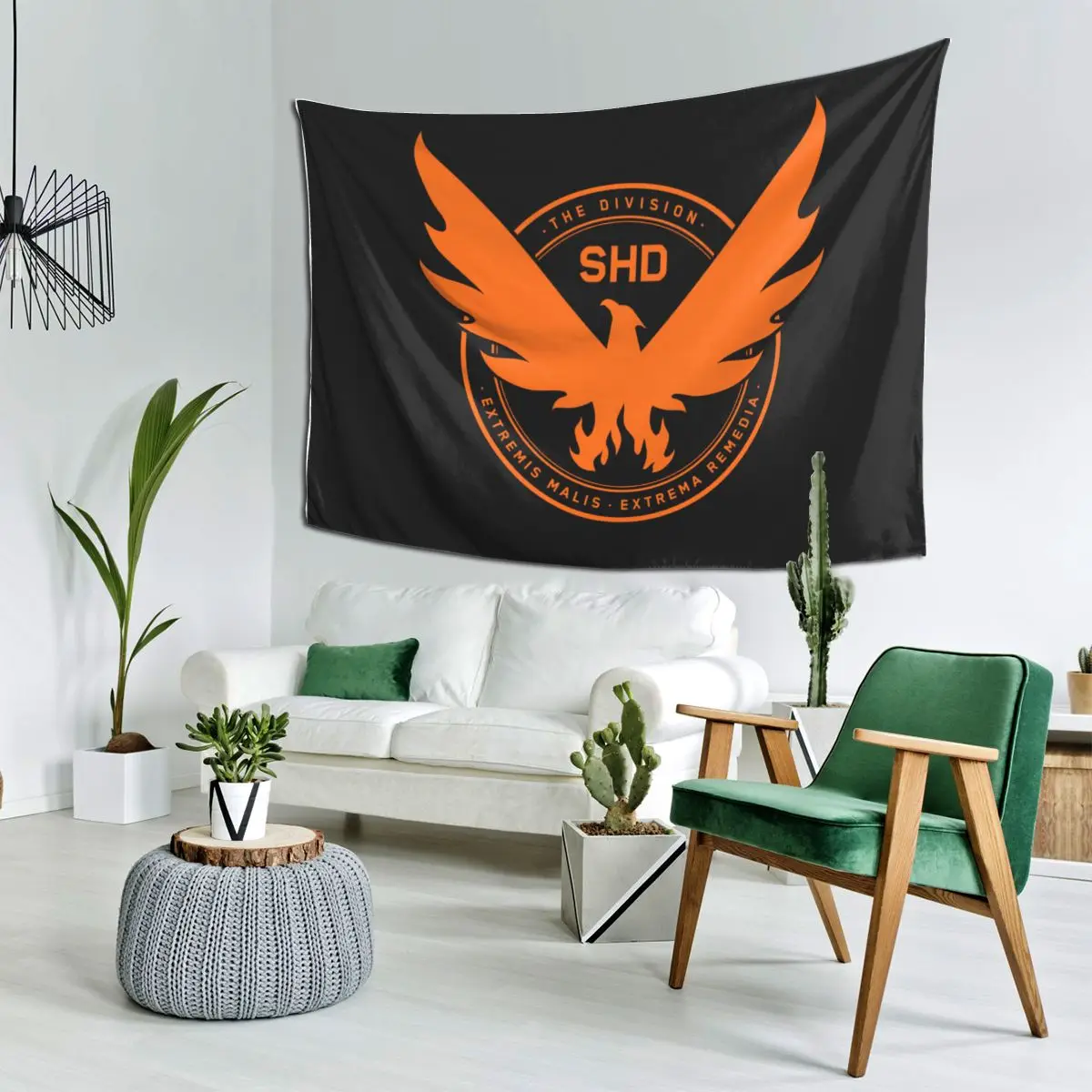 The Division 2 Shd Strategic Homeland Division Tapestry Decor Art Aesthetic Tapestries for Bedroom Home Wall Cloth Wall Hanging