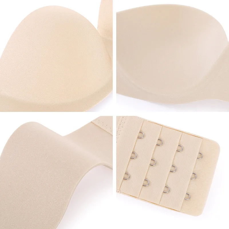 Plus Size Soft Support Nahtloser, einteiliger, geraffter BH für große Brüste, rote Damenunterwäsche in Übergröße ohne Seitenflügel