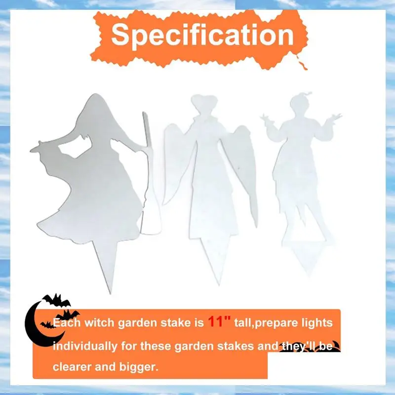 فلاش تريند 3 قطع ساندرسون سيسترز حديقة حصص الهالوين هوكوس بوكوس ديكور حفلة الهالوين #5