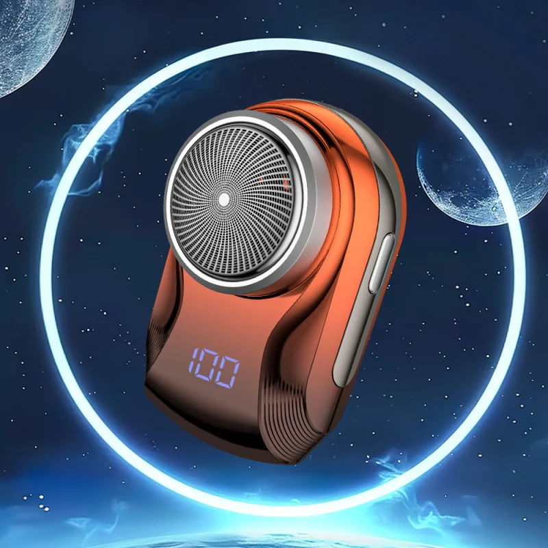

Mini electric shaver, compact and powerful, for men, suitable for car, home, and travel use, portable and fully washable