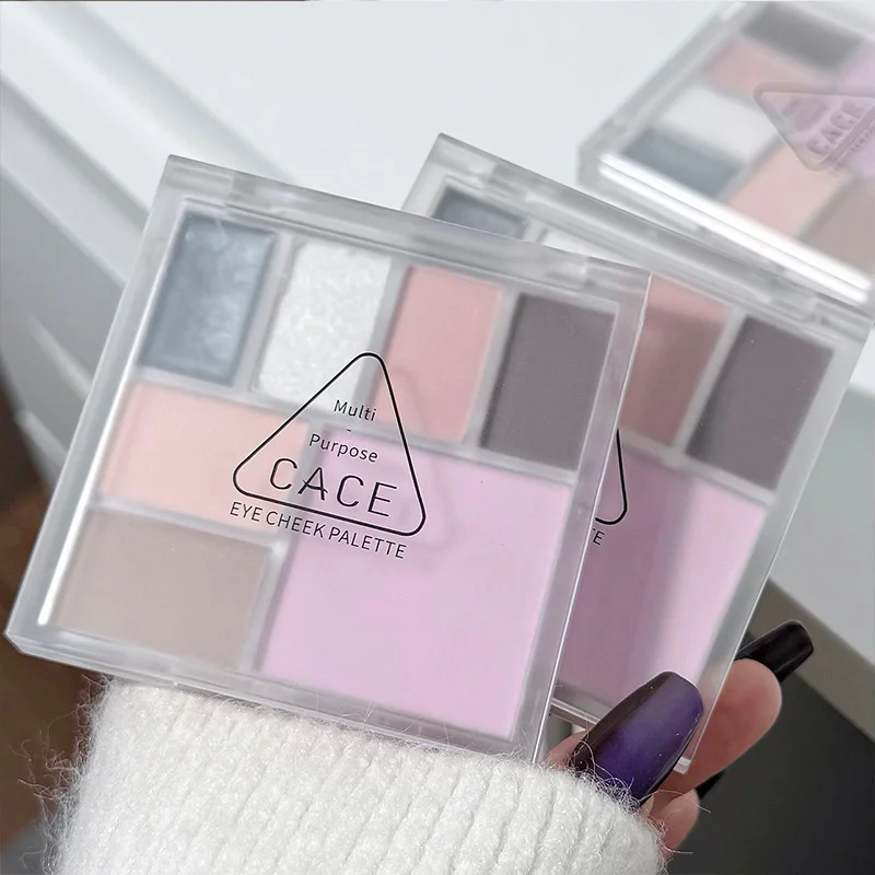 Multi-Use Blush & Eyeshadow Palette - All-in-One Face & Eye Makeup, Shimmer & Matte Pink Tones, Direct from Manufacturer