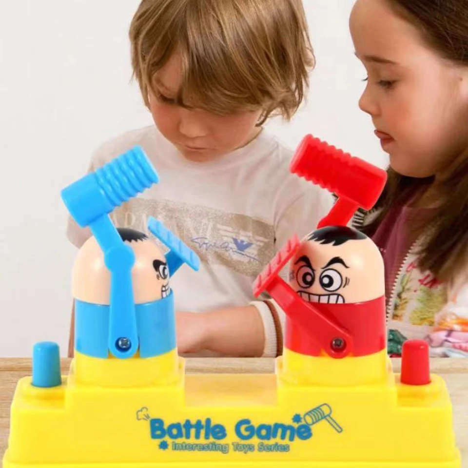 Brinquedo de batalha anti-stress, brinquedo engraçado de batalha para dois jogadores, jogos duplos pai-filho, festa familiar, adereços para jogos de mesa, presente para crianças e adultos