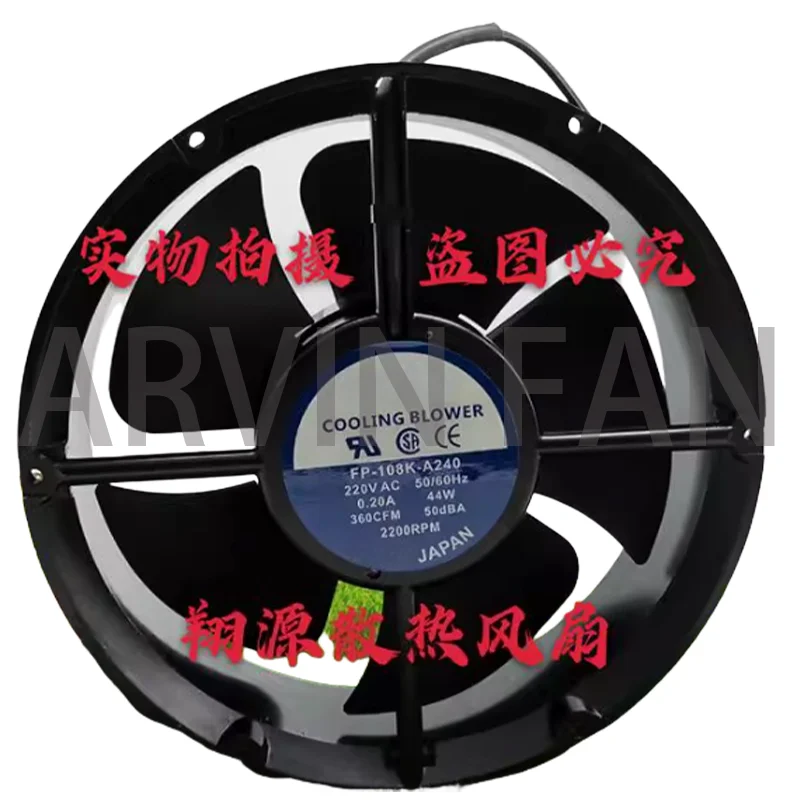 

FP-108K-A240 220 В 44 Вт FP-2260EX-S1-B 20060 Круглый вентилятор переменного тока