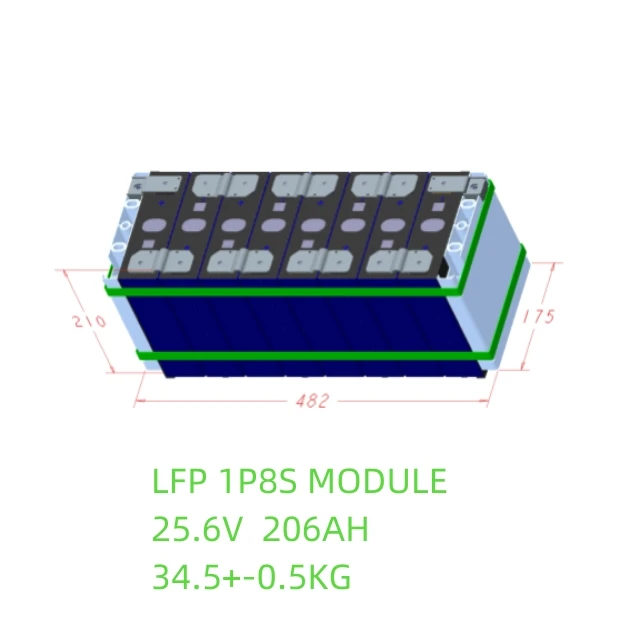 Suitable for multiple scenarios 25.6v 206ah lifepo4 battery module