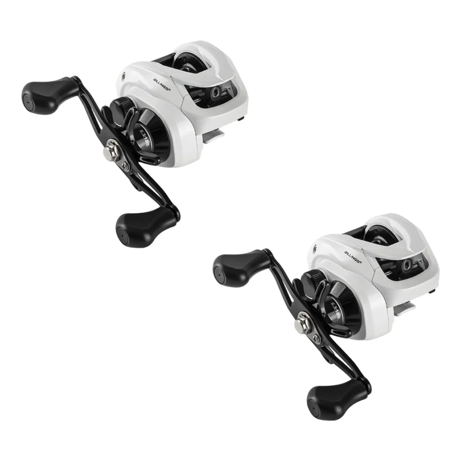 Baitcasting Reel Reel Compact Saltwater Max Drag 8kg Magnetic Braking System