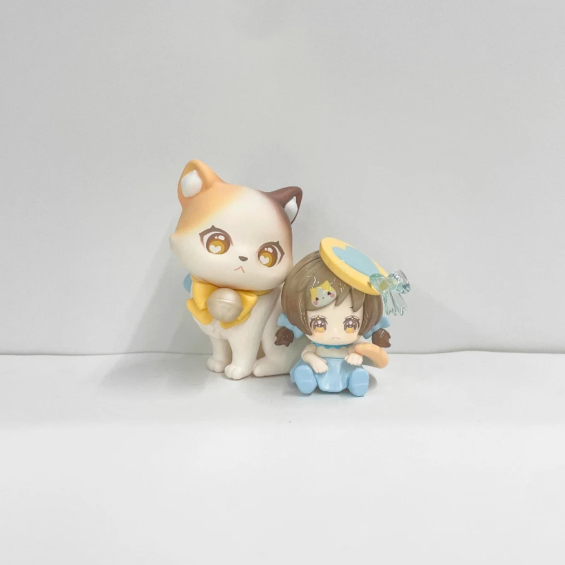 Echte Sweet Emily Cat Moni Cat Companion Series Blind Box Designer Speelgoed Garage Kit Schattige pop cadeau voor meisje Desktop Ornament