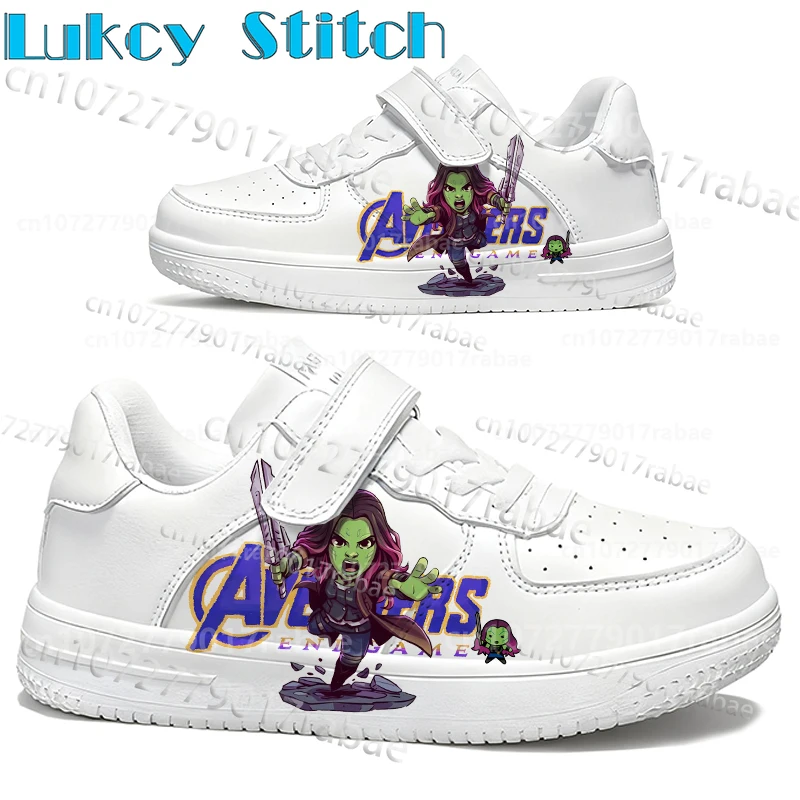 

Avengers Gamora Youth Student Boys Girls Sneakers Waterproof Leather Durable Four Seasons Universal Kids Shoes Free Shipping