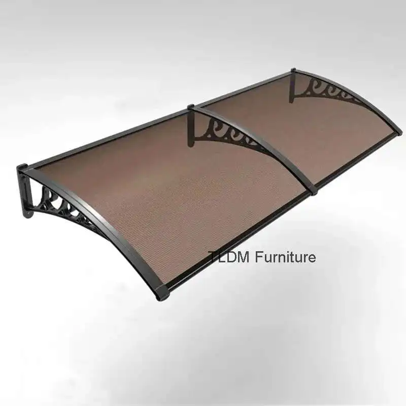 

Creative Aluminum Alloy Awning for Courtyard Rainproof and Sun Shade Awnings Modern Multifunctional Outdoor Awning for Company
