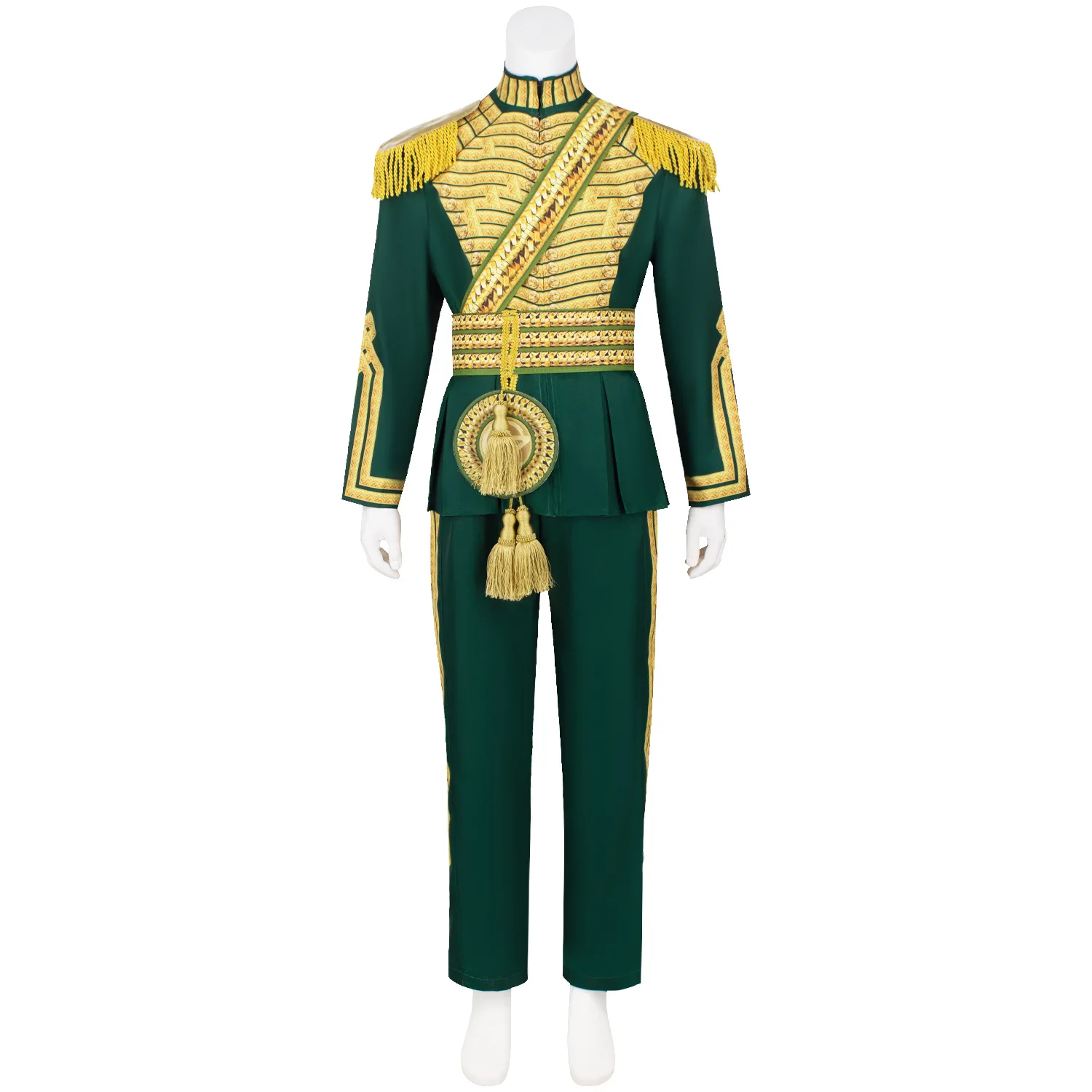 

Anime Wicked Prince Fiyero Cosplay Fantasia Costume Disguise for Adult Men Clothe Uniform Roleplay Halloween Carnival Party Suit
