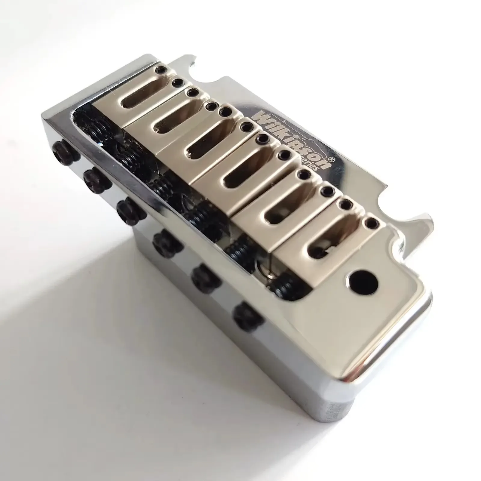 2 Point Tremolo Bridge System Chrome for 6 String Electric Guitar Vibrato Bridge Replacement Hardware Accessories