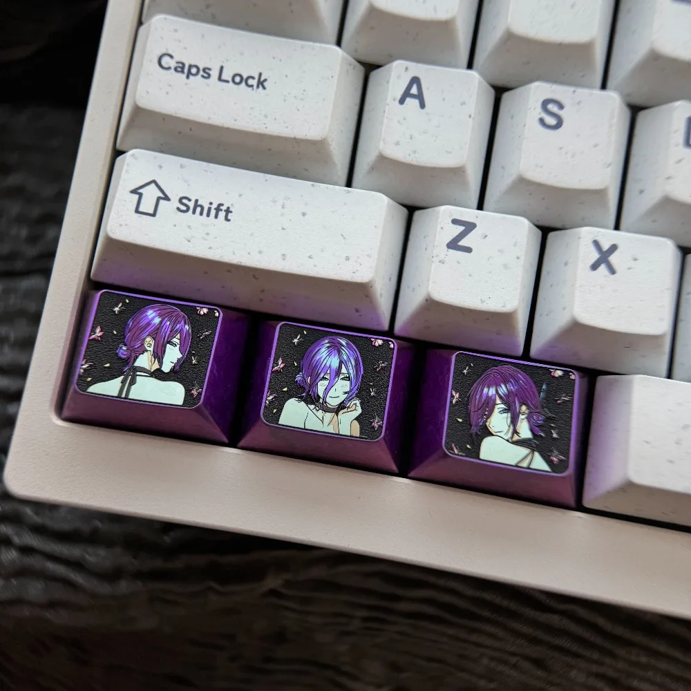 Metal Reze Keycaps Titanium Alloy 1.25U Ctrl Win Personality Anime Key Cap Mechanical Keyboard Point Cherry Artisan Keyboard Cap
