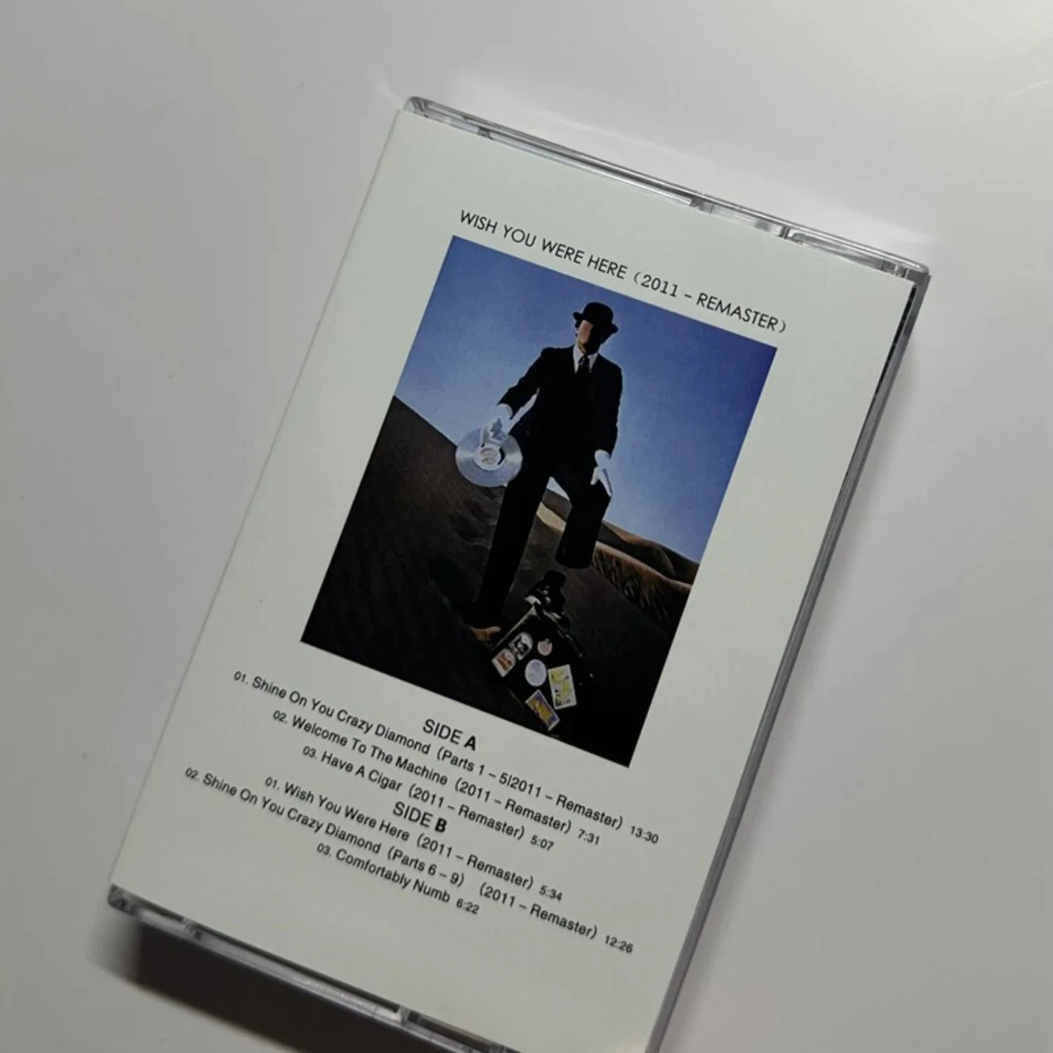 Fita Cassete de Áudio Analógica Remasterizada de Rock Progressivo Vintage com Capa de Fotografia de Paisagem Externa Retrô - Fita Musical Colecionável