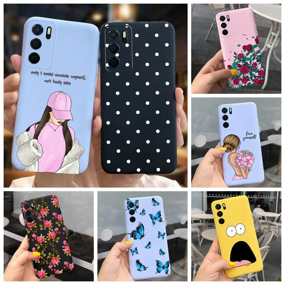 For OPPO A54S Phone Case New Popular Painted Silicon Soft Cover For OPPO A16 A16S CPH2271 CPH2269 Funda OPPOA16 S A 16 A 54 Capa