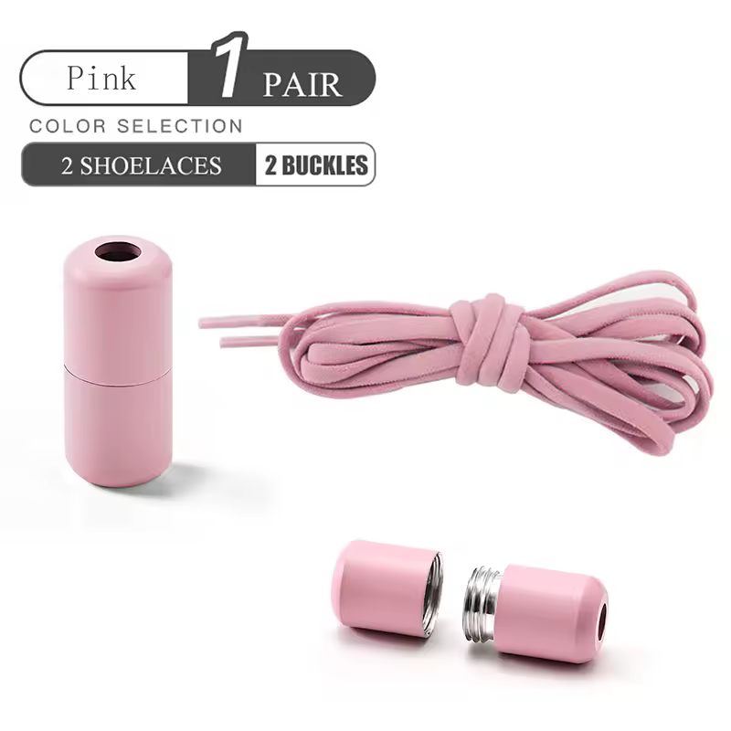 Elastic No Tie Shoelaces Semicircle Shoe Laces For Kids and Adult Sneakers Shoelace Quick Lazy Metal Lock Laces Shoe Strings - Image 19