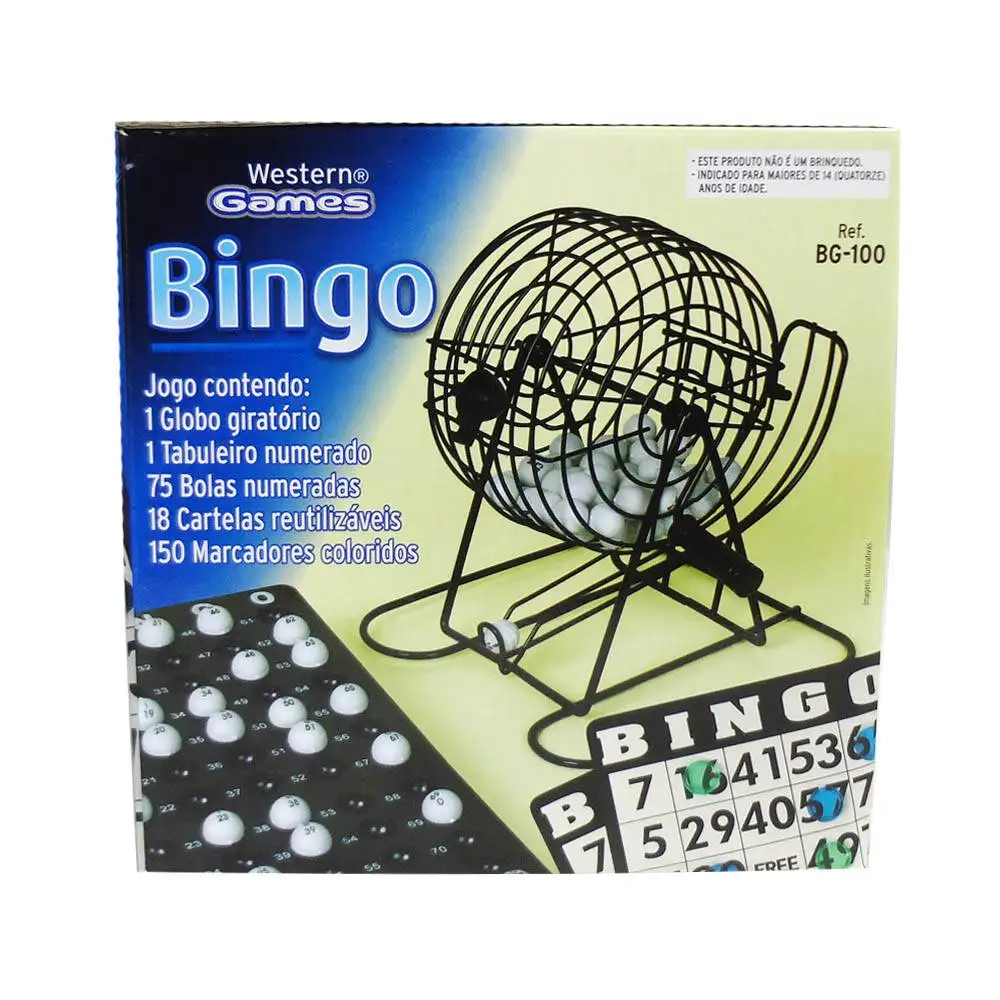 Full Educational Bingo Game Colorful Markers-Ws8 Bg-100