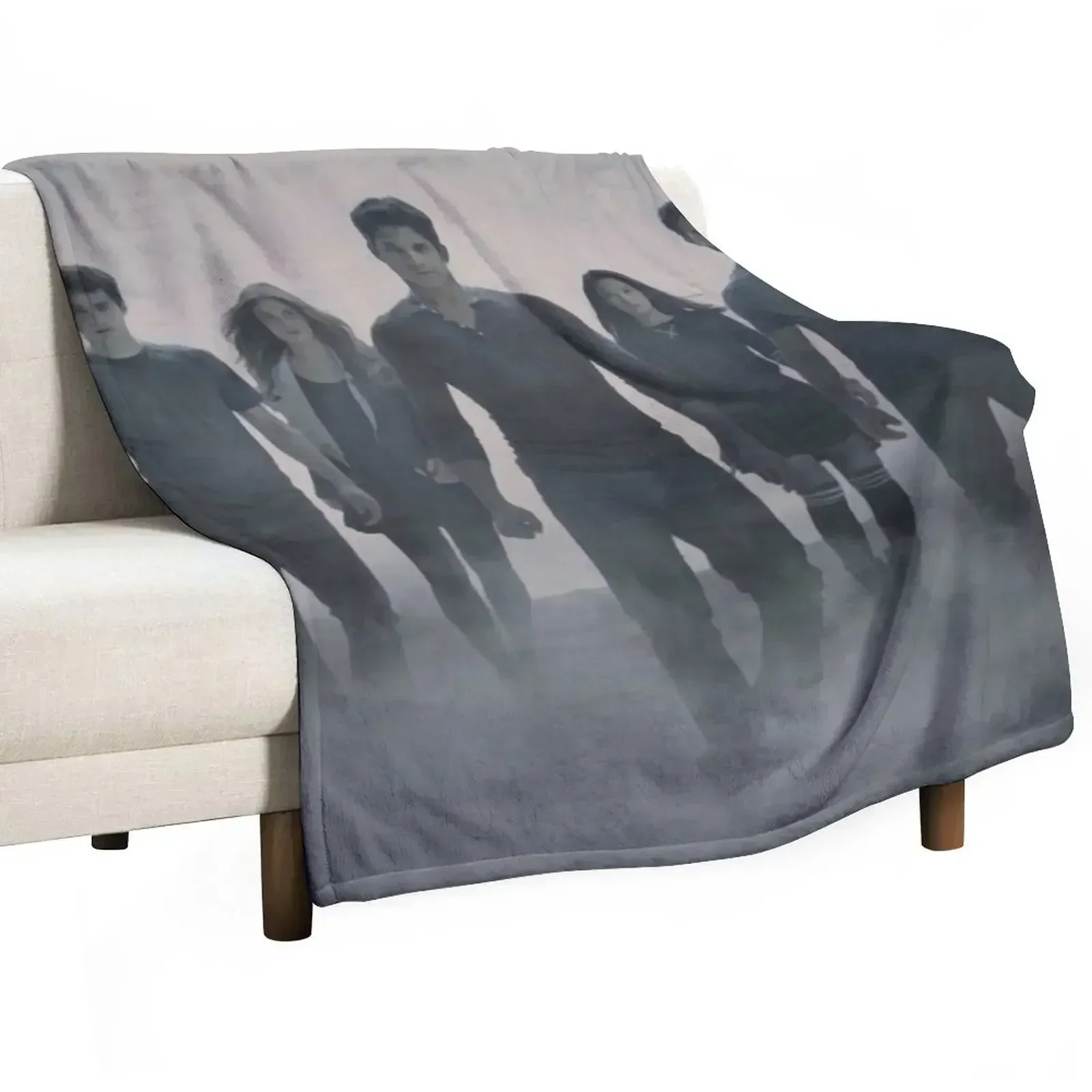 Teen Wolf Cast Throw Blanket blankets ands Cute halloween Personalized Gift Soft Beds funny gift Blankets