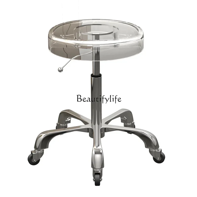 

ld 30Lifting Pulley Hair Salon Nail Barber Shop Household Round Chair