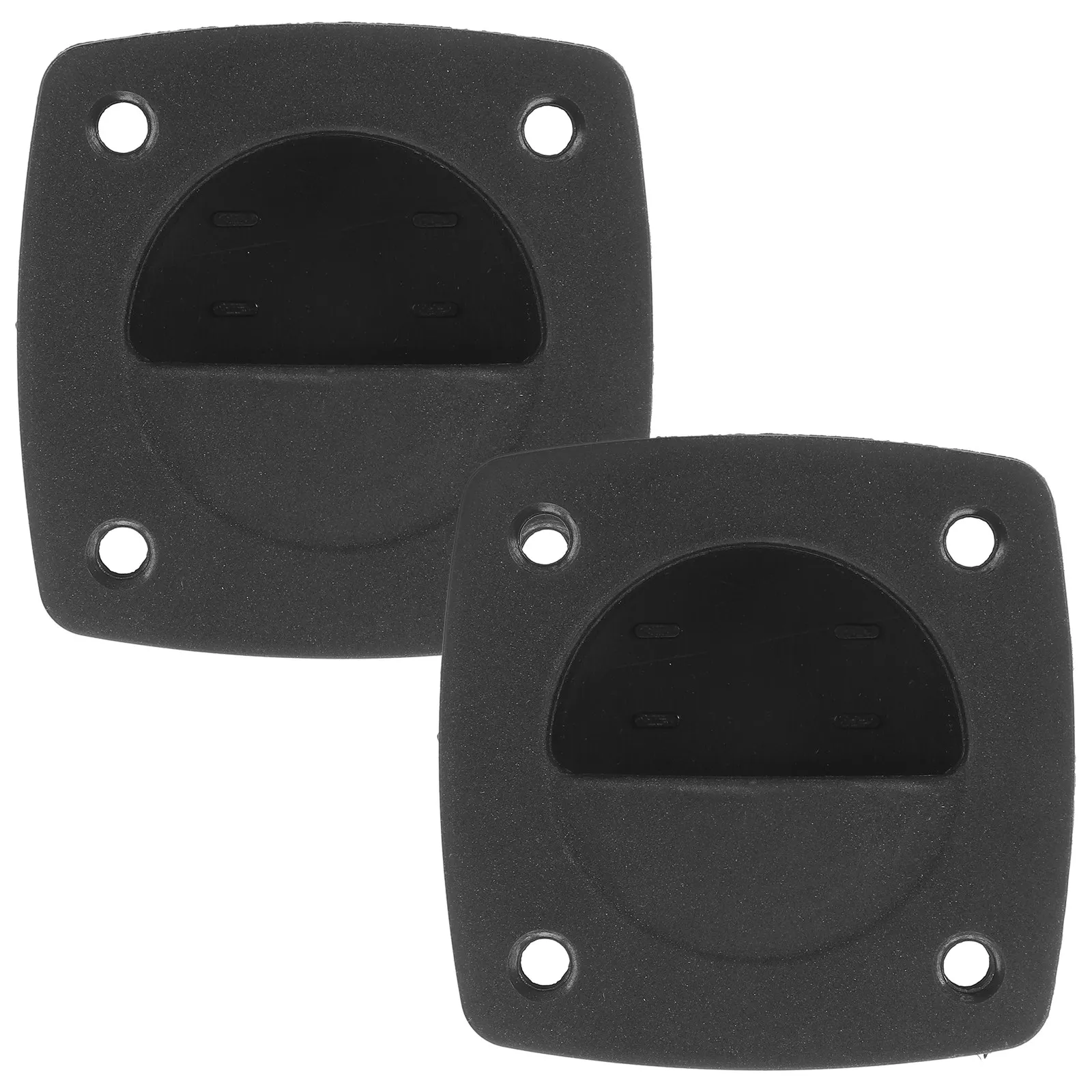 2Pcs Nylon Flush Pull Handle Boat Hatch Latch for Marine Deck Cabin Cupboard Doors Cabinets Sliding Floors Recessed Cabinet