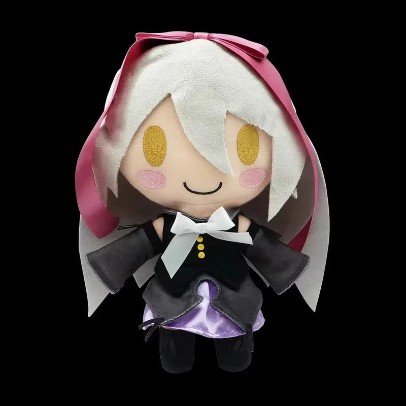 Sakura Bloom Anime Maya Fufu Plüschtier, schwarze Baumwolle, gefüllte Puppe, Kawaii-Charakter, Geschenk für Mädchen und Anime-Liebhaber