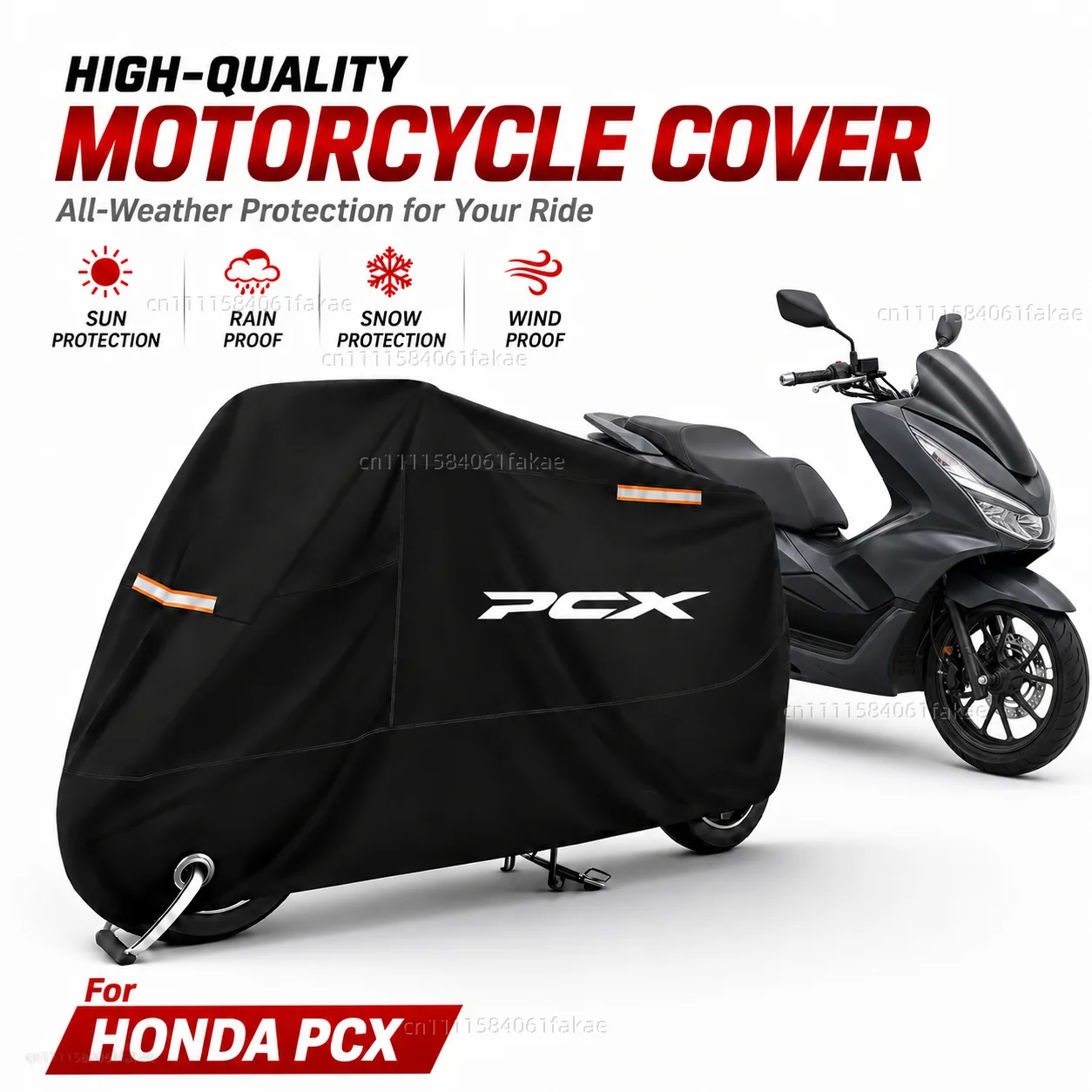 Motorcycle Cover Waterproof Outdoor All Season Dustproof UV Protective Moto Scooter Rain Cover For HONDA PCX125 PCX150 PCX 125