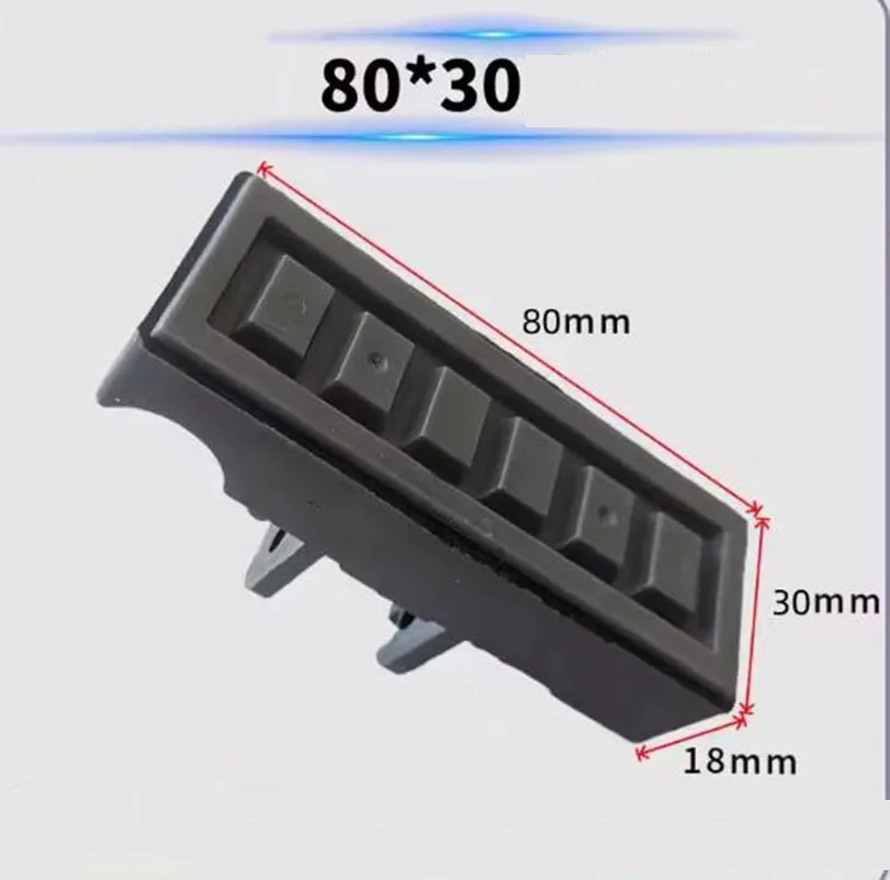 10PCS Conveyance Track Chain Pad 80x30mm Chain Plate Machinery for Homag Brandt Edge Banding Machine Woodworking