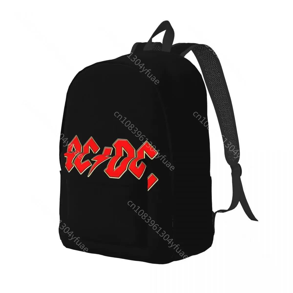 Ac Dc Rock-mochila de estilo Hip Hop para niño y niña, morral escolar colorido y duradero, informal, regalo de Navidad