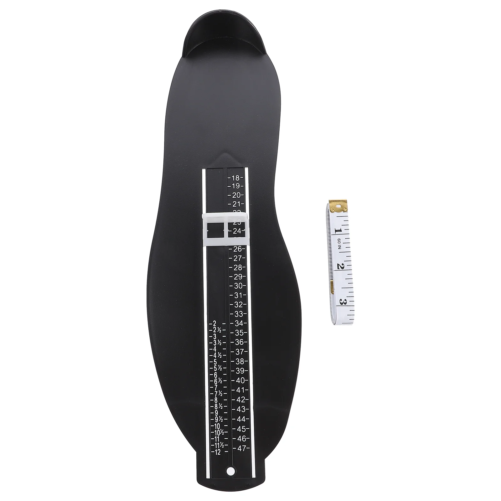 Foot Measuring Device Teenager Feet Measure Sizer Gauge Shoe 's Ruler Plastic Man Teenagers'