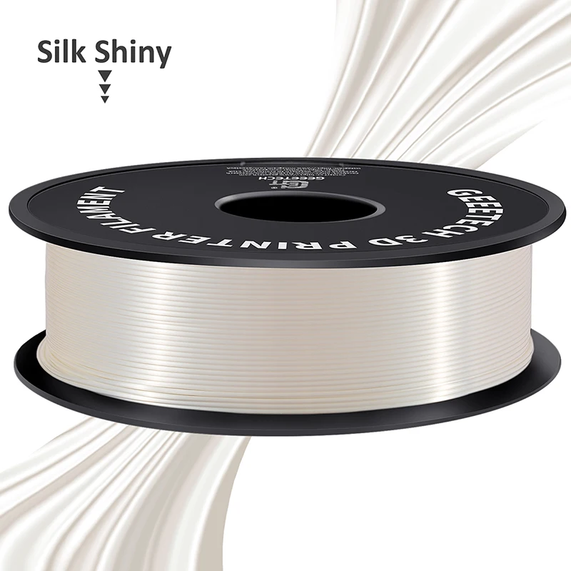 GEEETECH 3d Silk PLA Filament 1kg1.75mm Spool Wire For 3D Printer Material,Safety, Vacuum packaging, special color, Bubble free