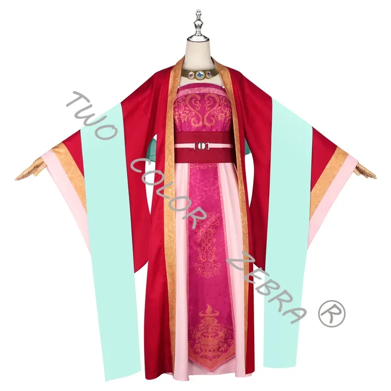 A;3\v,7'd/The Apothecary Diaries Gyokuyou Cosplay Costume Pink Hanfu Dress Full Set Yuye Imperial Role Play Clothing Hw.3;v'6\b/ view 5