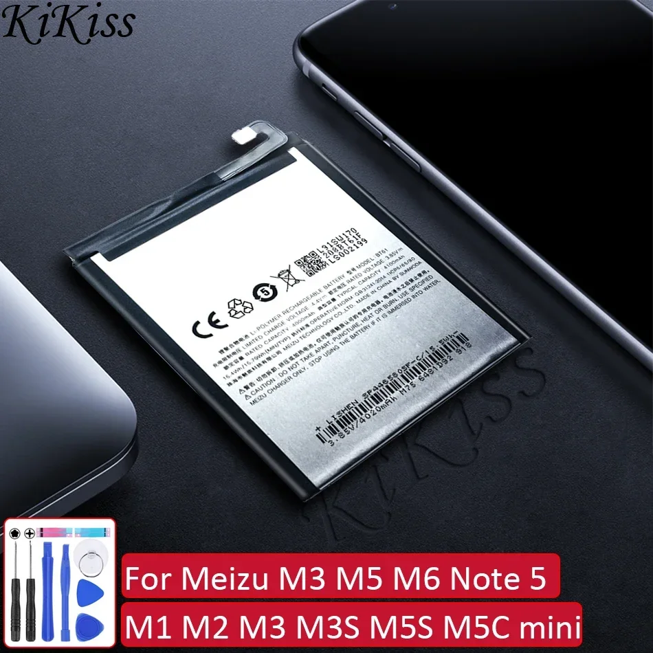 Аккумулятор BT61 L681H L681Q L681M M681H M681Q M681M для Meizu M1 M2 M3 M3S M5S M5C mini M5 M6 Note 5