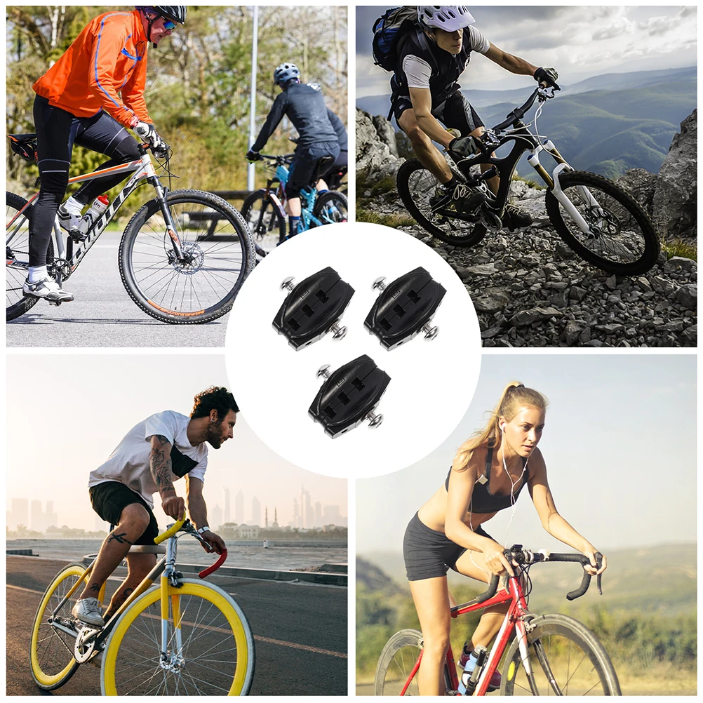 

2 Pairs Brake Pads Smooth Blocks Disc Brakes Virgin Rubber Excellent Ability Road Bike Replacement Pad Cycling Silent Wear Long