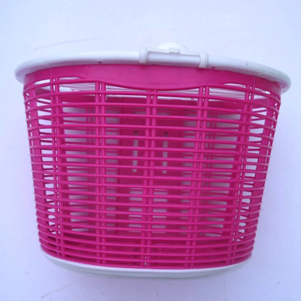 

Bicycle Basket Durable Plastic Material Water Resistant Scratch Proof Easy Installation Front Handlebar Storage Solution Cycling