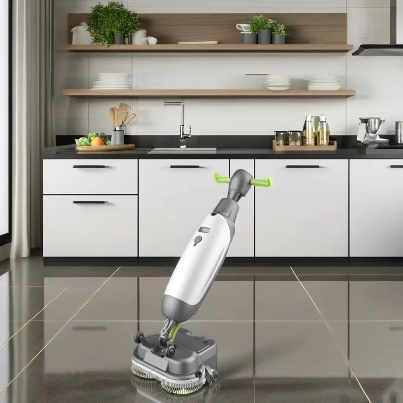 Mini Hand-Push Lithium Battery Floor Scrubber Electric Hotels Printing Shops Farms Construction Brush Motor Brush