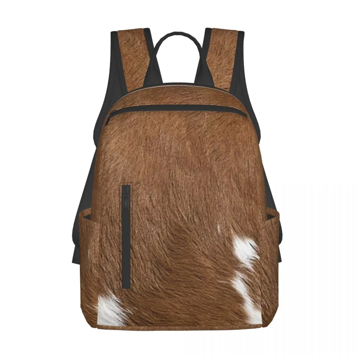 

Stylish Cow Fur Cowhide Texture Cow Skin Print Pattern Backpack Daypack Large Capacity Kids BookBag School Bag Shoulder Bags