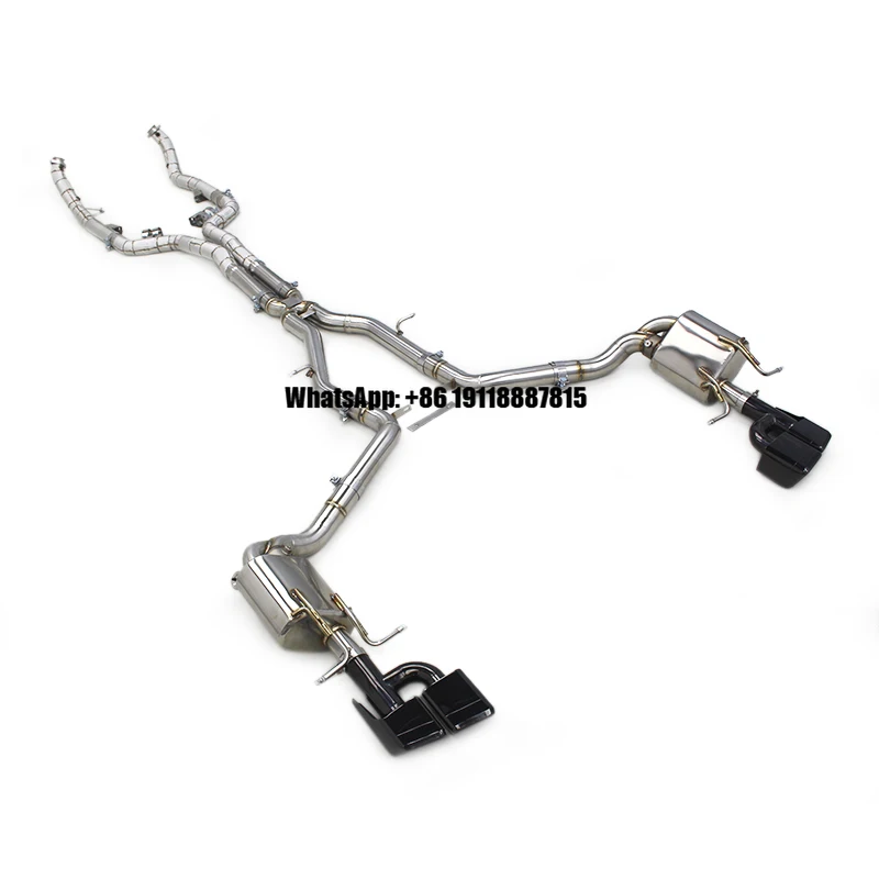 

Полная выхлопная система Yooking для Mercedes-Benz CLS63 2007-2017: выхлопная система с клапаном, даунпайп, труба из нержавеющей стали